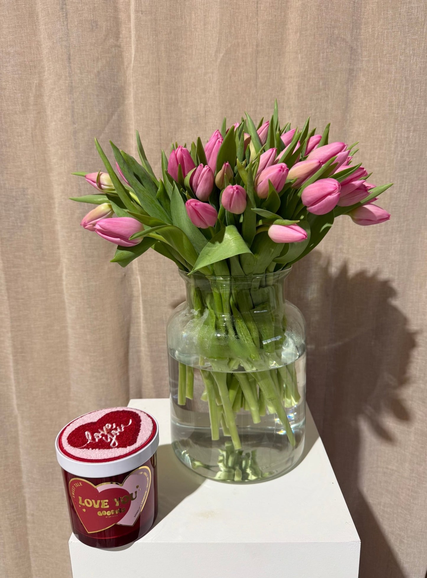 An arm full of Tulips